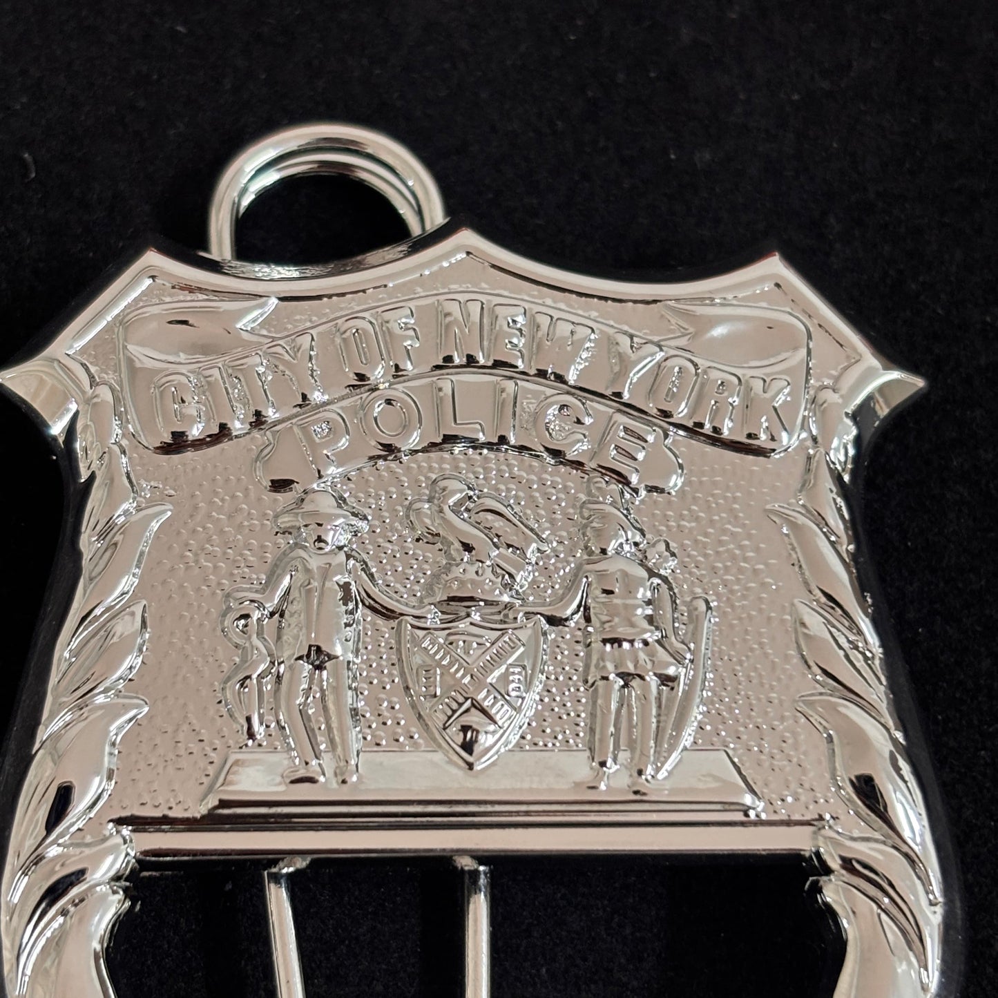 Réplique d'insigne de police de New York NYPD, accessoires de cinéma, numéro personnalisable