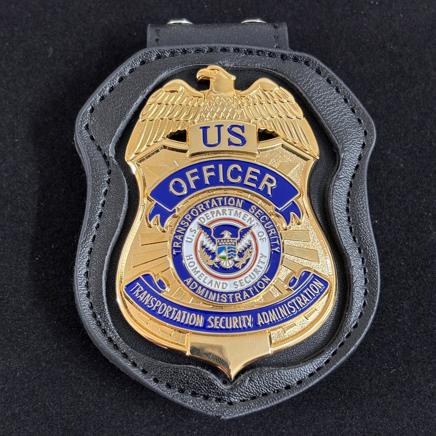 U.S.Transportation Security Administration Officer Badge Customize Number movie props