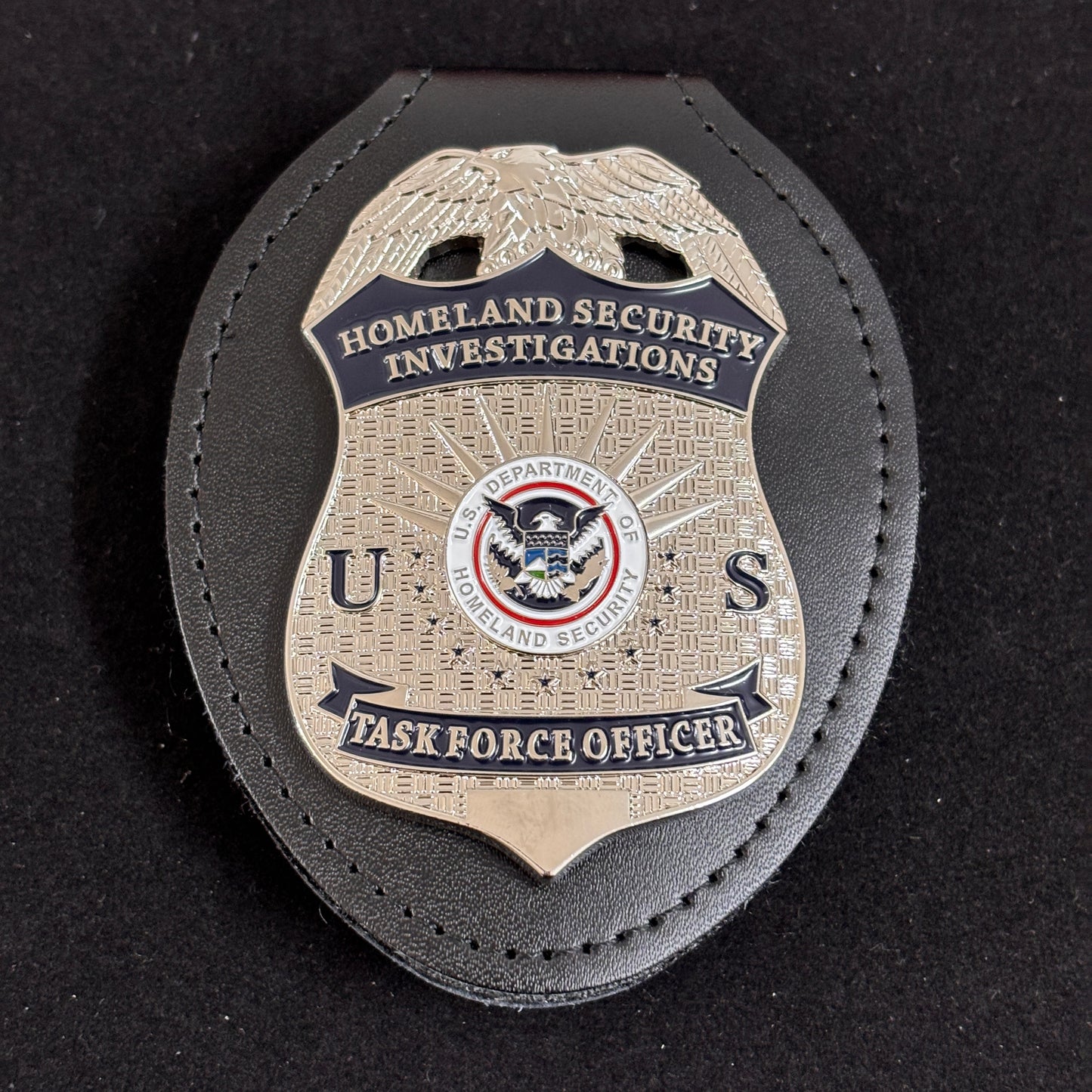 US HSI TFO Task Force Officer Homeland Security Investigations Abzeichen Replik Filmrequisite