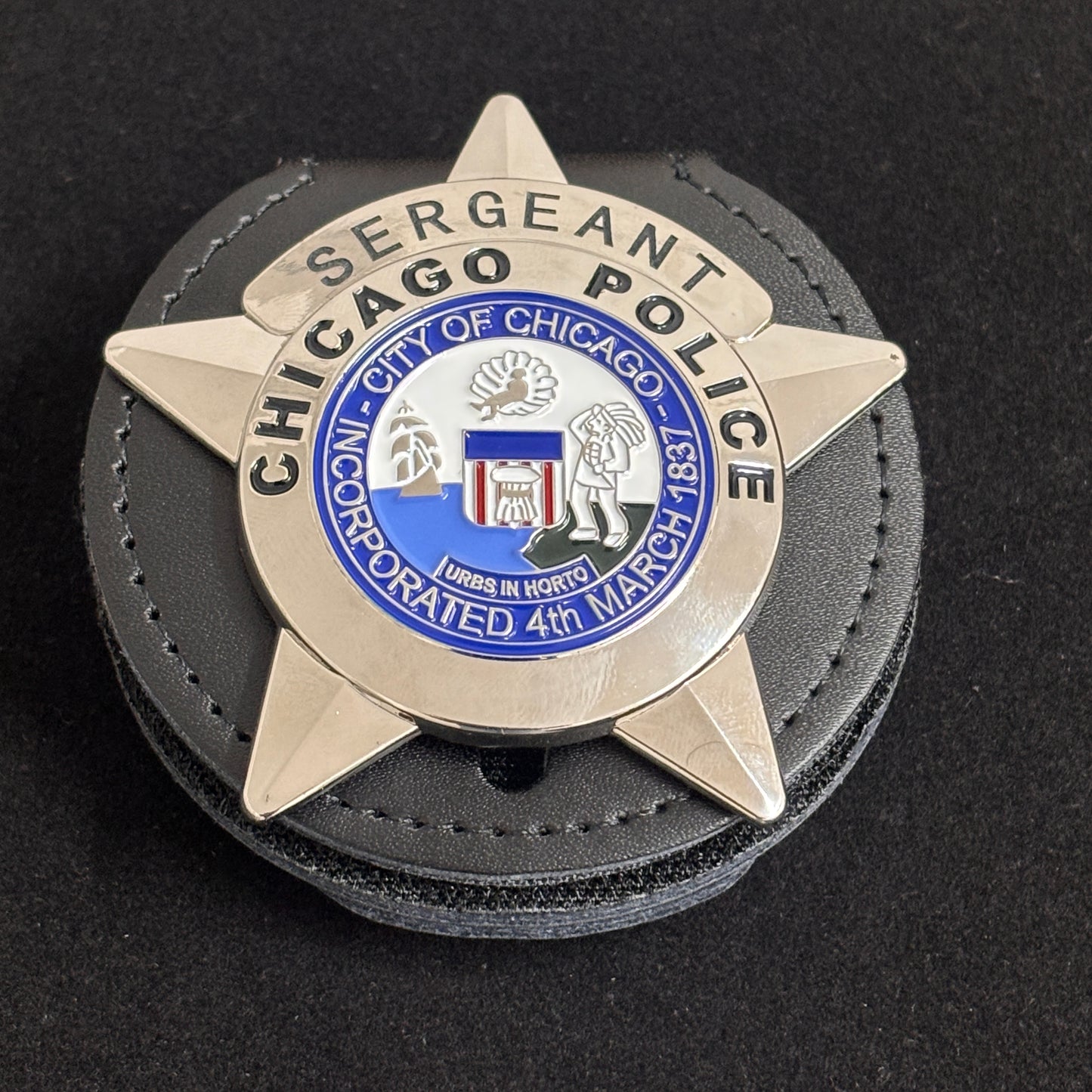CPD Chicago Polizei Sergeant Abzeichen anpassbare Nummer
