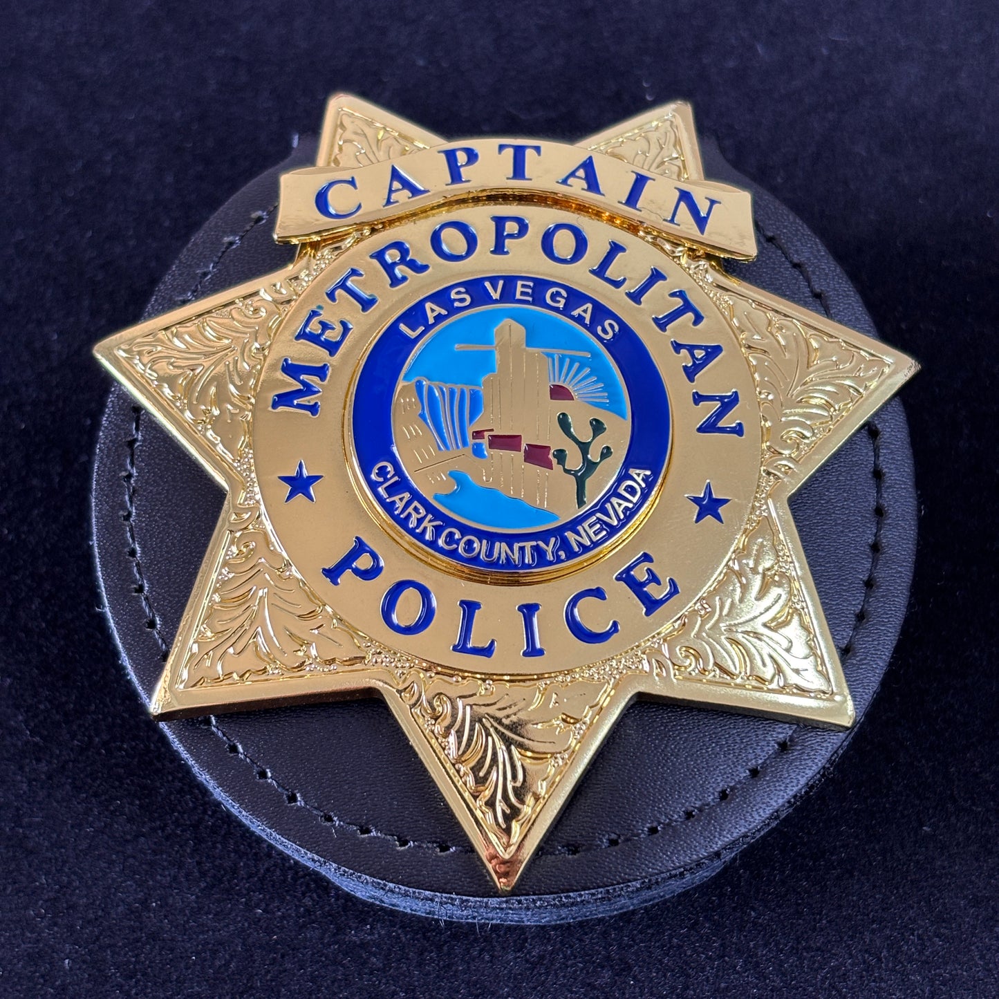 Las Vegas Metropolitan Police Captain Badge Replika Filmrequisiten
