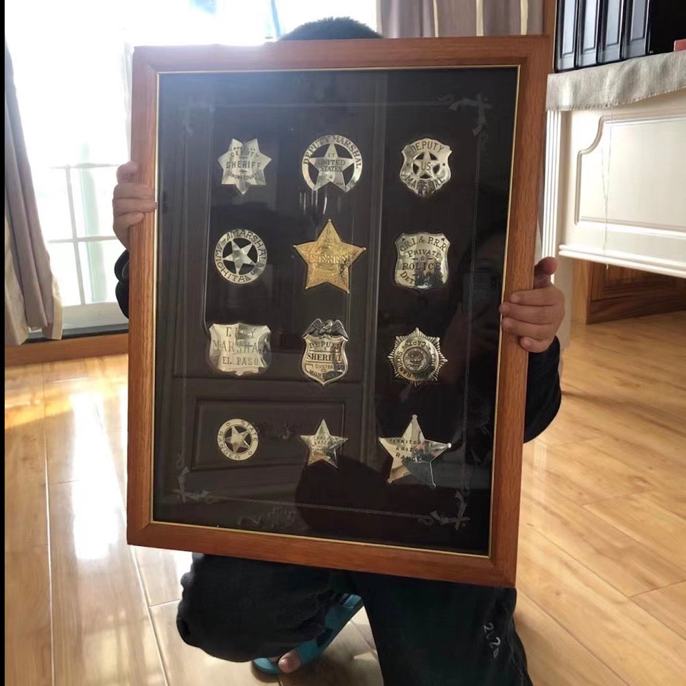 Franklin Sterling Silver Badge Set Movie props