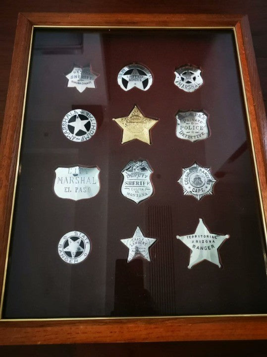 Franklin Sterling Silver Badge Set Movie props