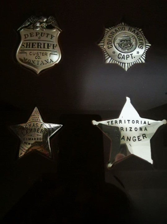 Franklin Sterling Silver Badge Set Movie props
