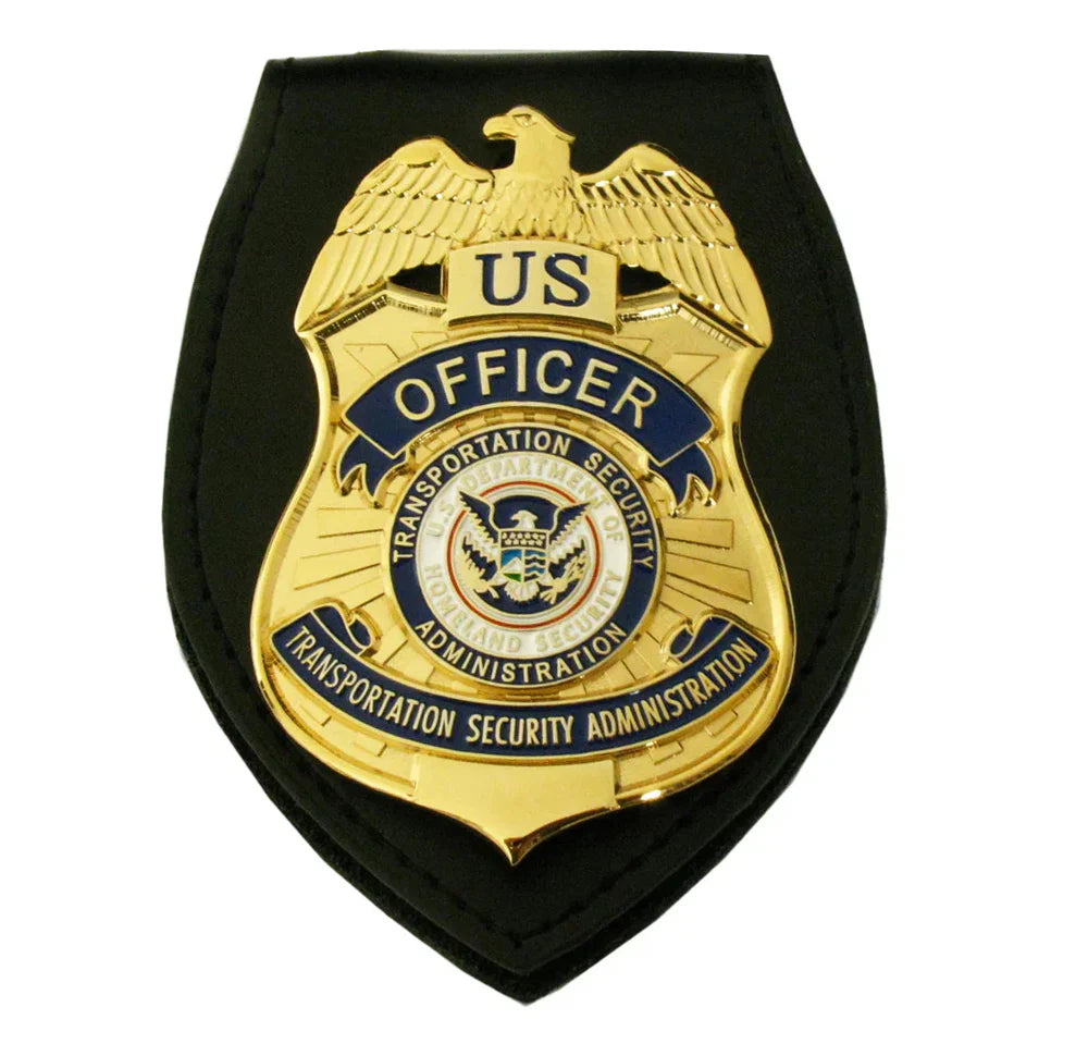 U.S.Transportation Security Administration Officer BADGE Customize Number Movie Props