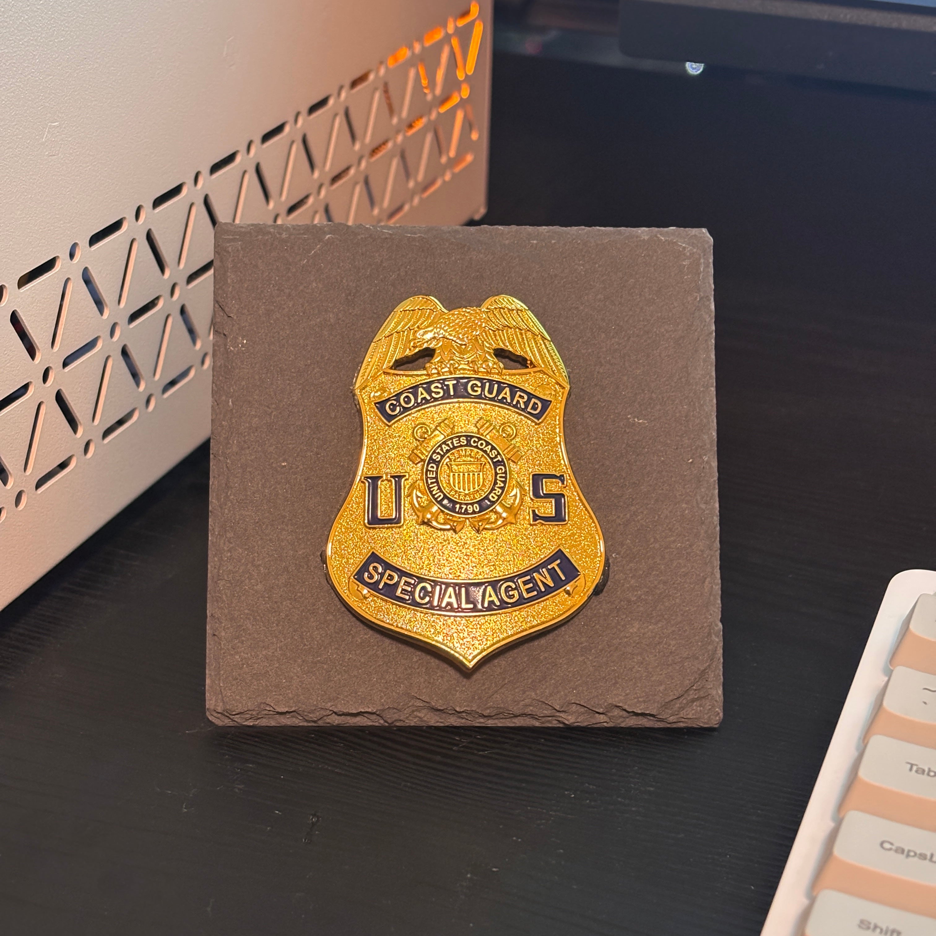 Uscg Coast Guard Special Badge Plaques Agent Law Enforcement Award & R ...