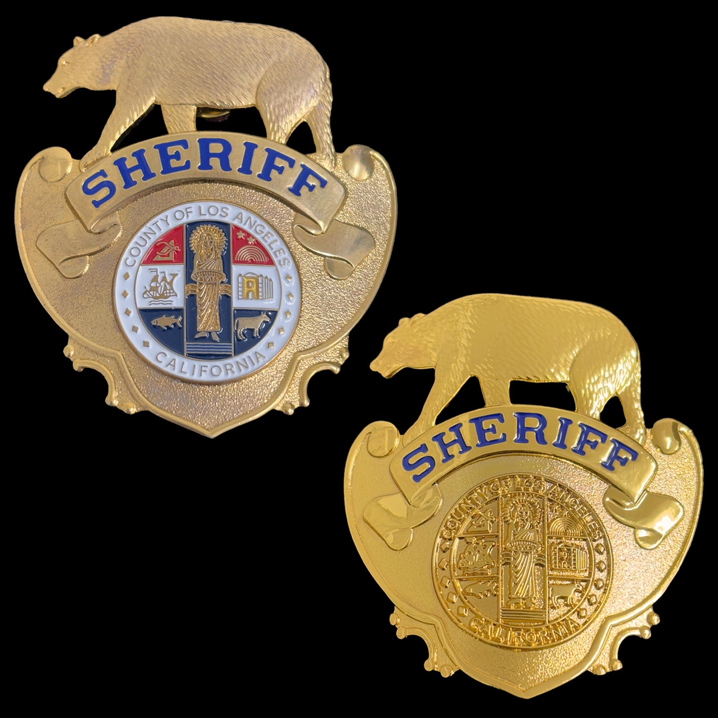 LADP Los Angeles County Sheriff-Abzeichen Replik, Filmrequisiten