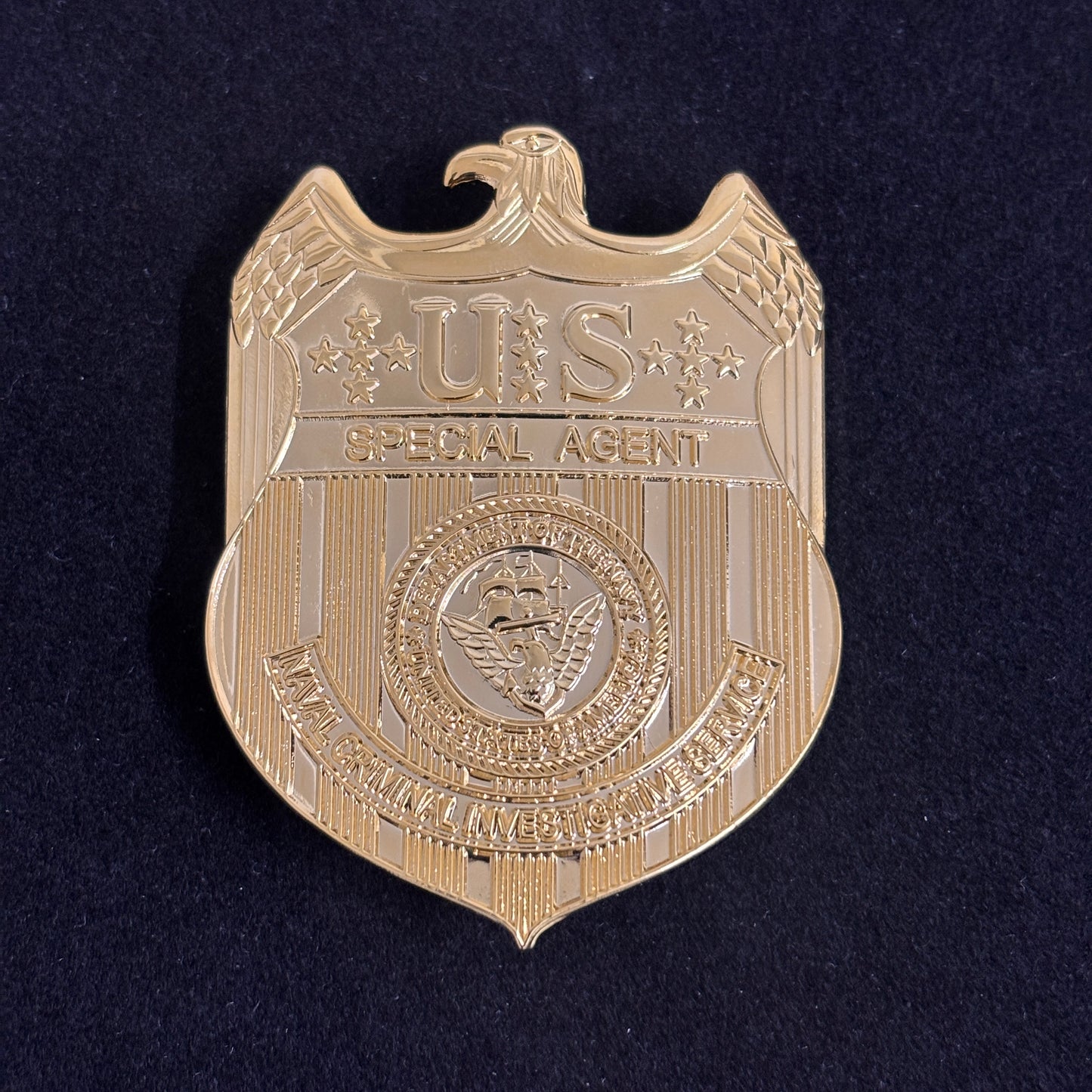 Réplique du badge d'agent spécial du NCIS américain, accessoire de film