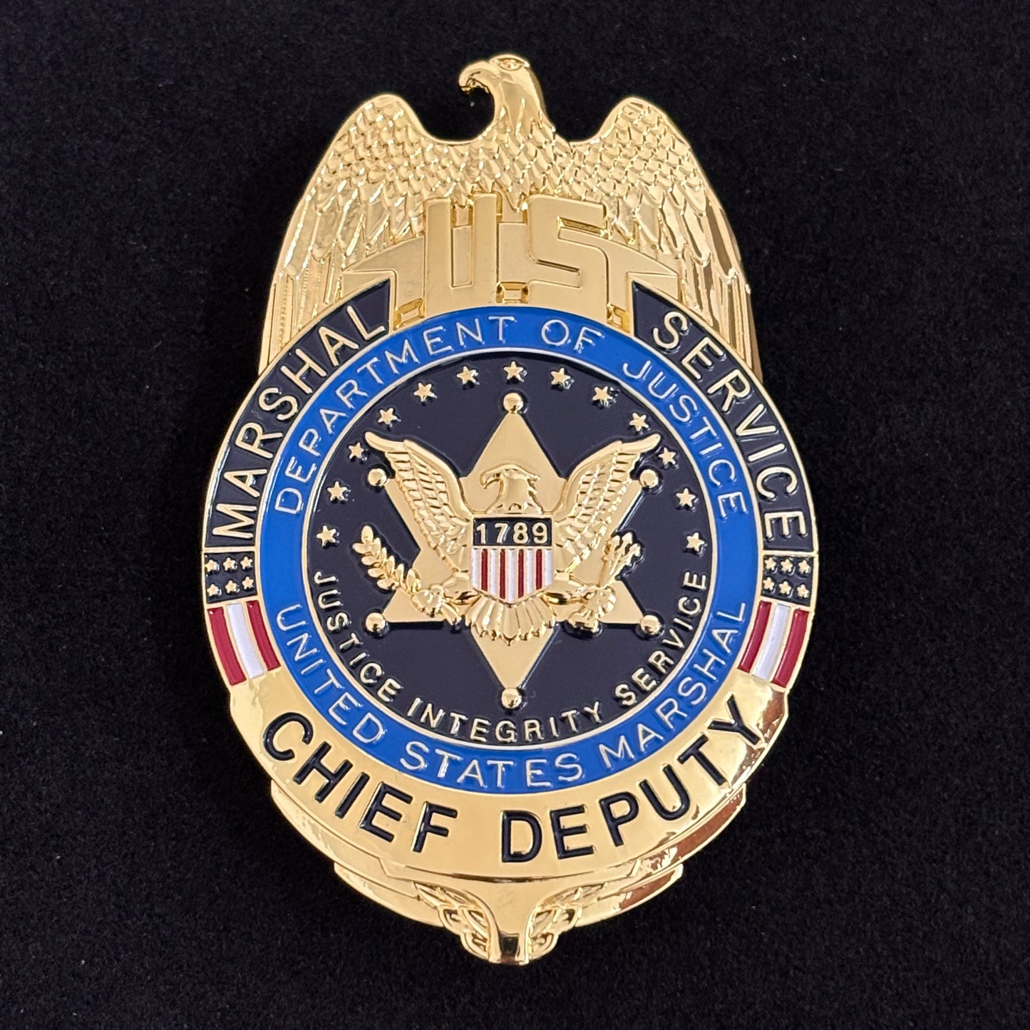 US Marshal Service Chief Deputy USMS Abzeichen Replik Filmrequisiten