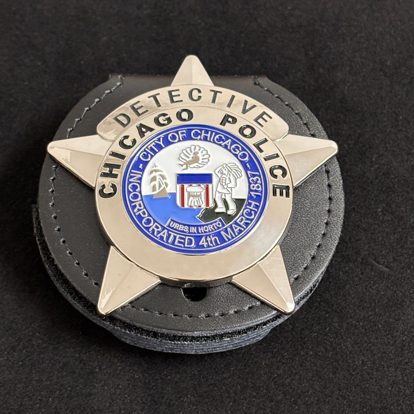 Réplique de badge du CPD de Chicago DETECTIVE, accessoire de cinéma, numéro personnalisable