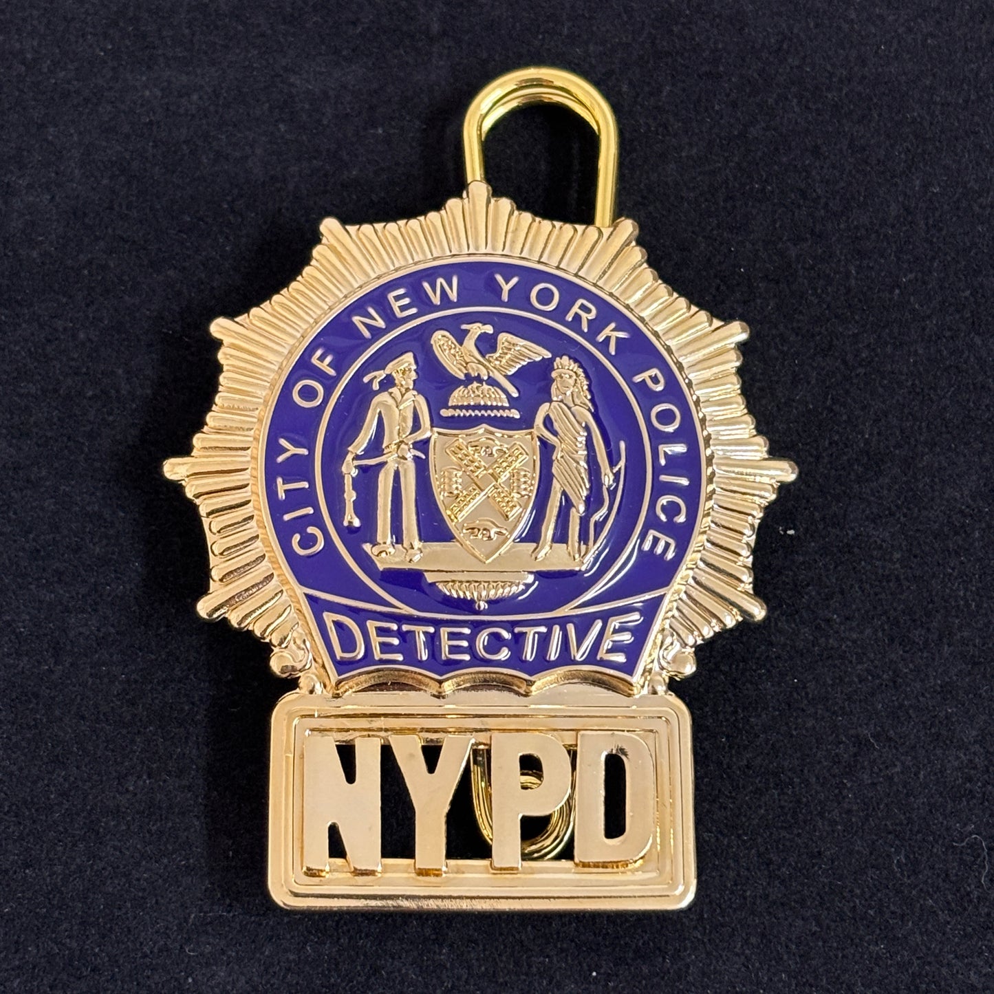 Detective New York Police NYPD Abzeichen Replik Filmrequisiten