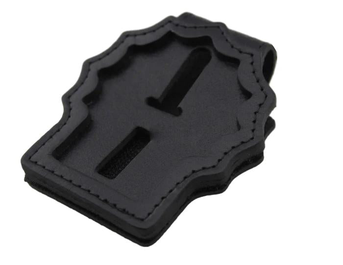 Halter/Holster/Geldbörse aus echtem Leder für NYPD-Detektiv-Polizeiabzeichen
