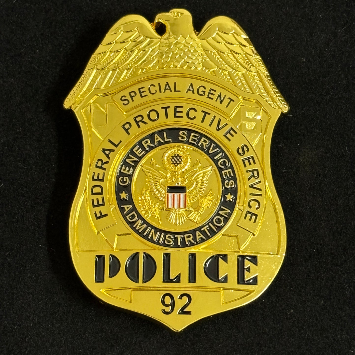 Special Agent Federal Protective Service Polizeiabzeichen Replik Filmrequisiten mit 92