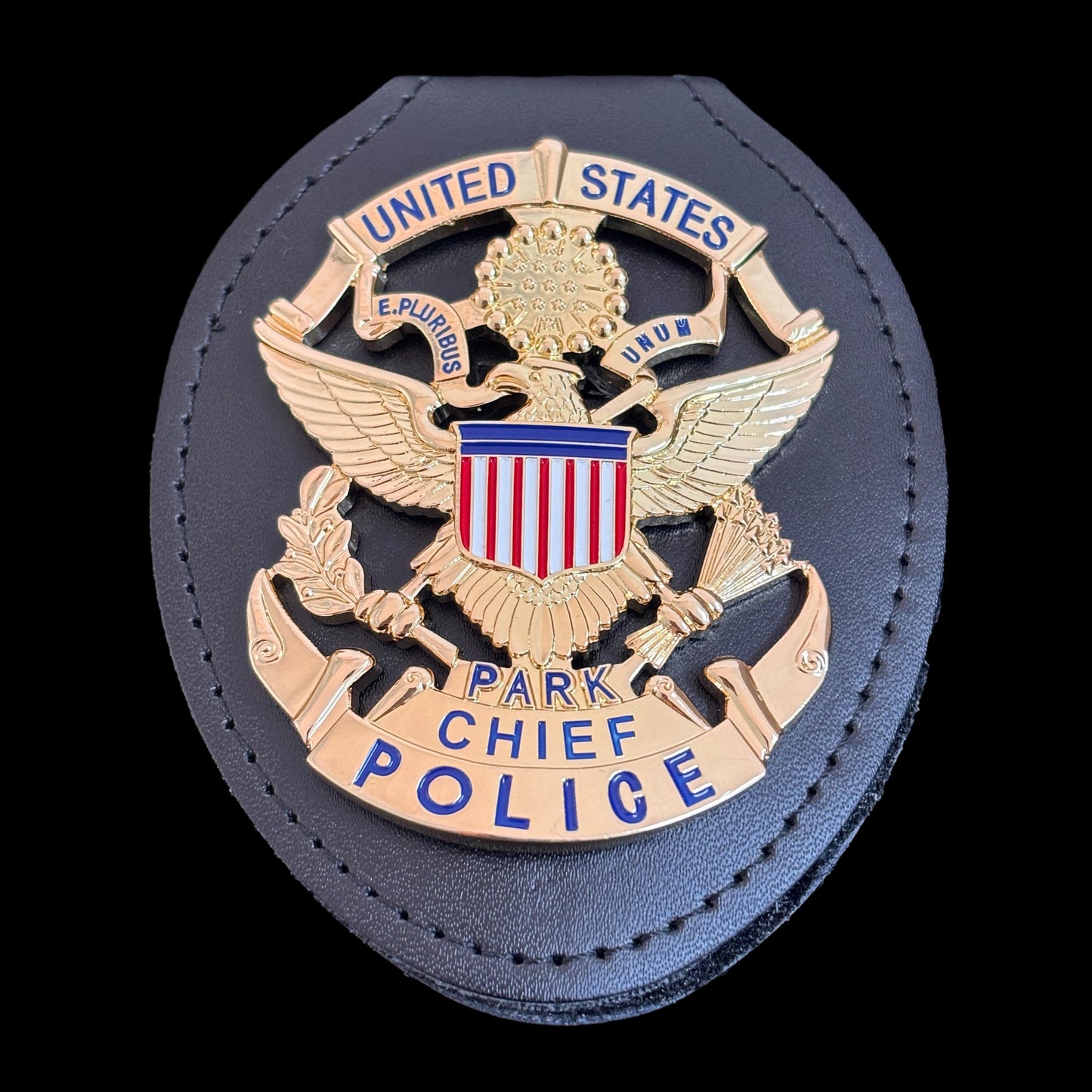 Réplique de l'insigne du chef de la police des parcs américains, accessoires de cinéma USPP