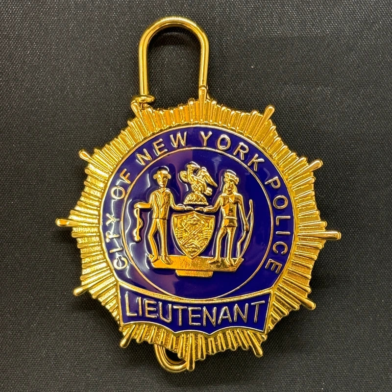 NYPD New York Police LIEUTEANT Abzeichen Replik Cosplay Film Requisiten