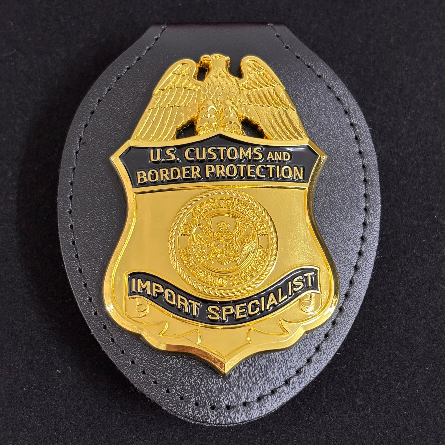 US Import Specialist Badge CBP Replika Filmrequisiten