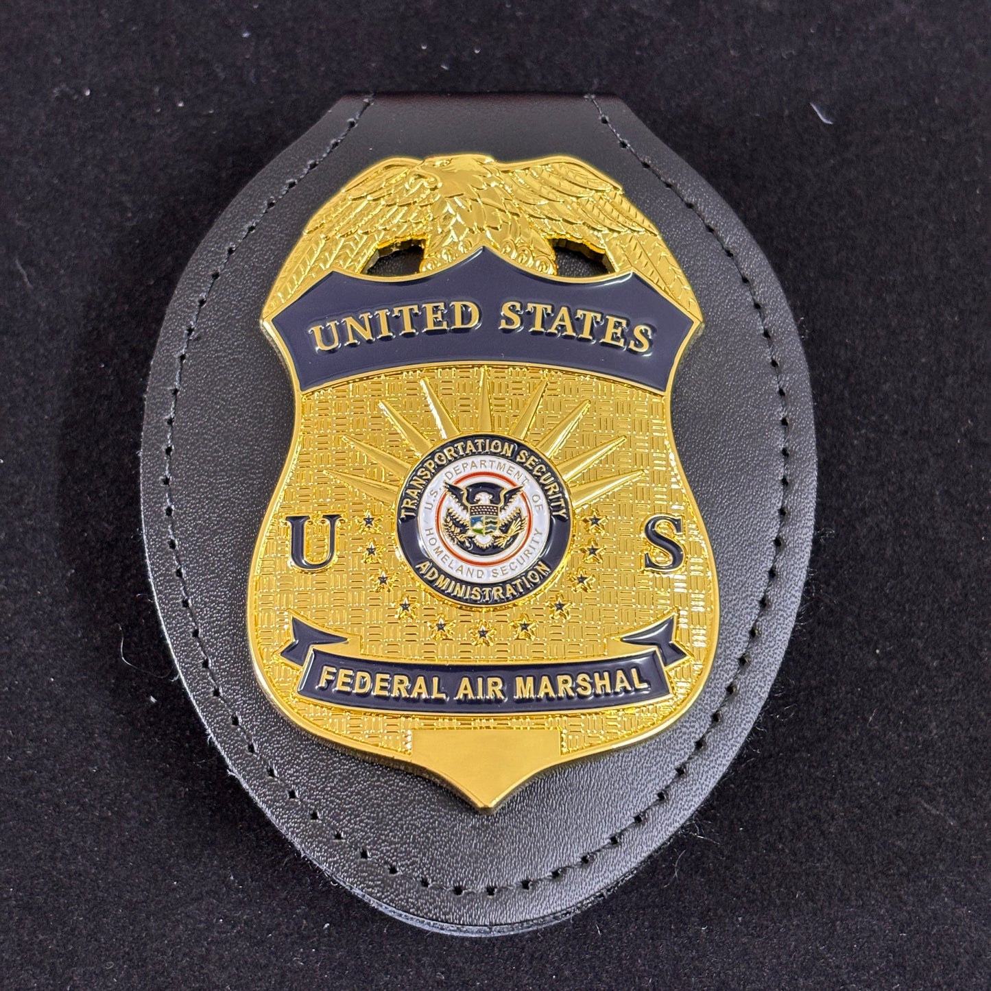 US Federal Air Marshal ABZEICHEN Replika Filmrequisiten