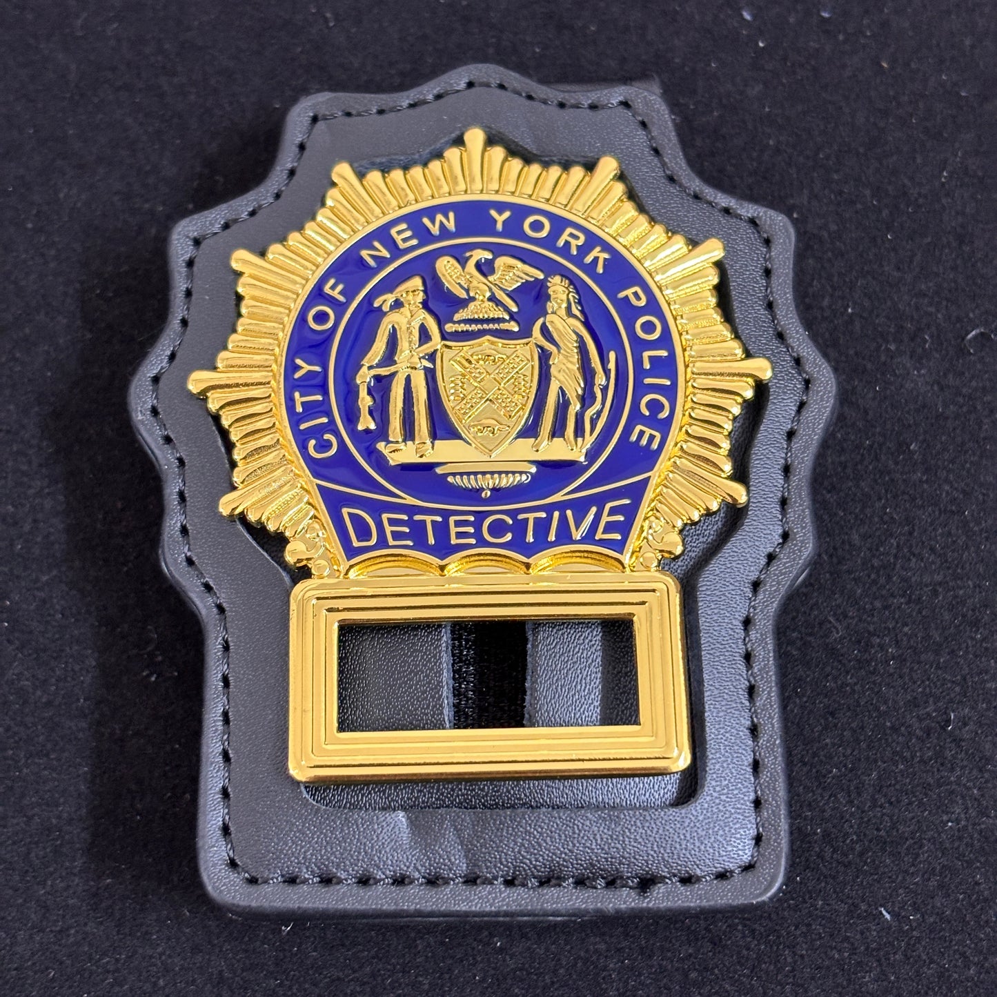 NYPD New York Polizei Detektiv Abzeichen Replik Film Requisiten anpassbare Nummer