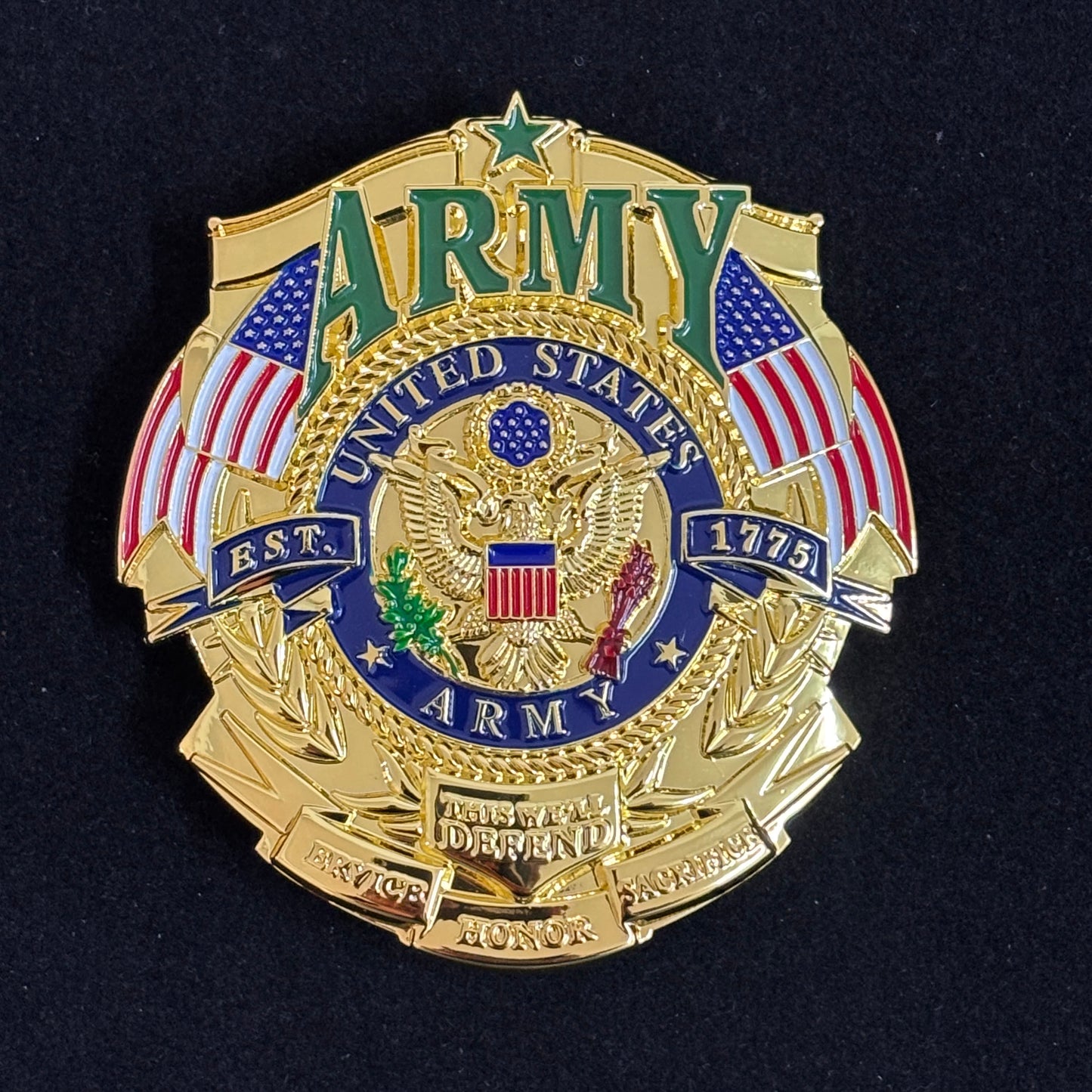 Replika des US Army Abzeichens, Filmrequisiten