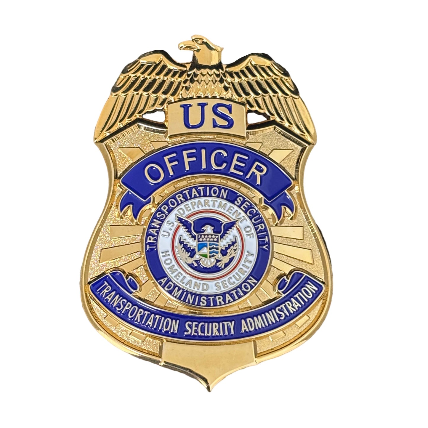 Ensemble d'insignes d'agent/agent spécial de l'administration de la sécurité des transports des États-Unis