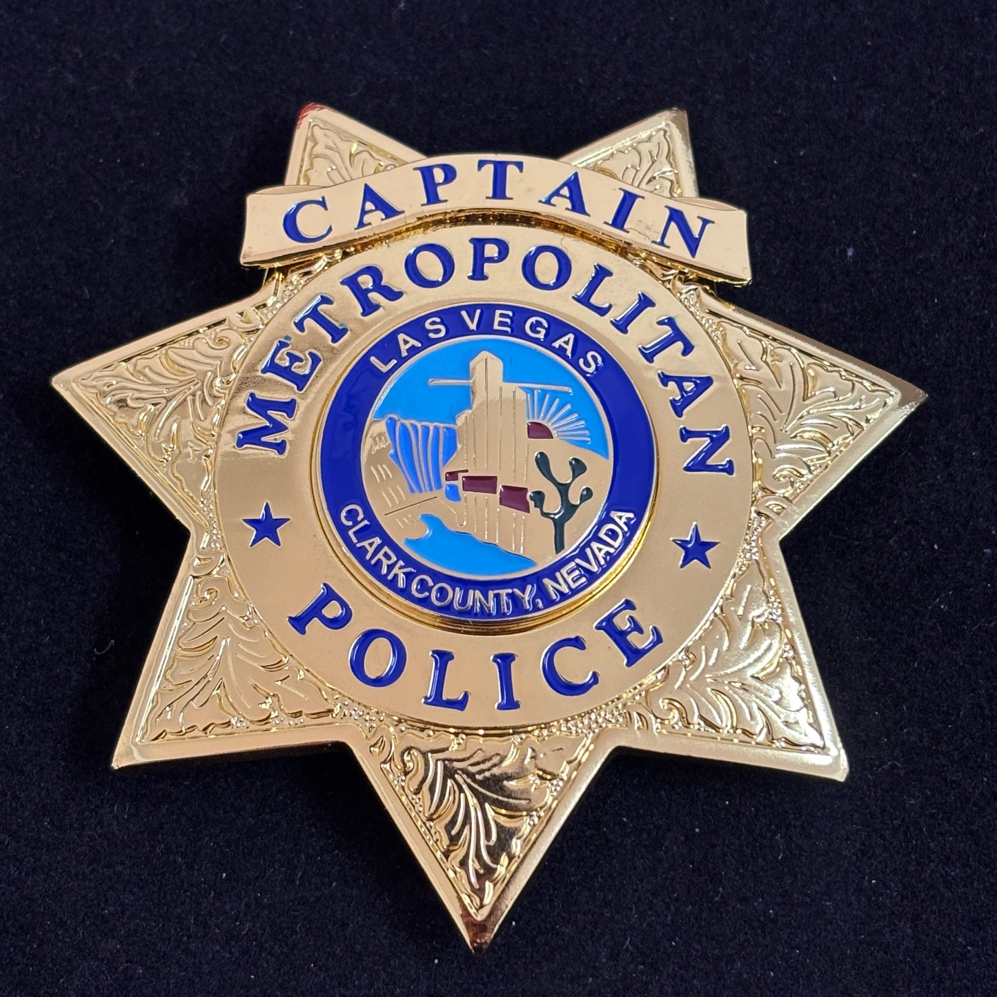 Las Vegas Metropolitan Police Captain Badge Replika Filmrequisiten