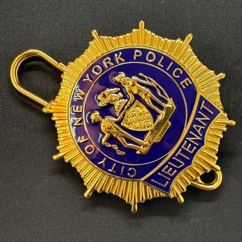 NYPD New York Police LIEUTEANT Abzeichen Replik Cosplay Film Requisiten