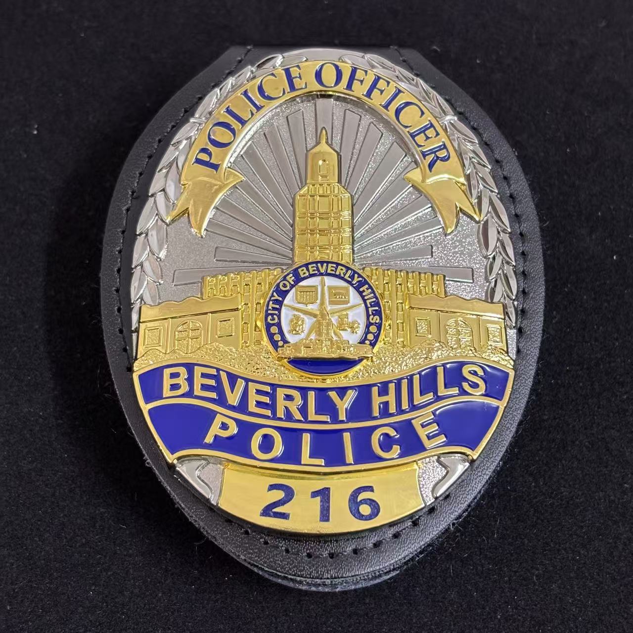 US Beverly Hills Detective Police Badge mit Nummer 216 Replika Filmrequisiten