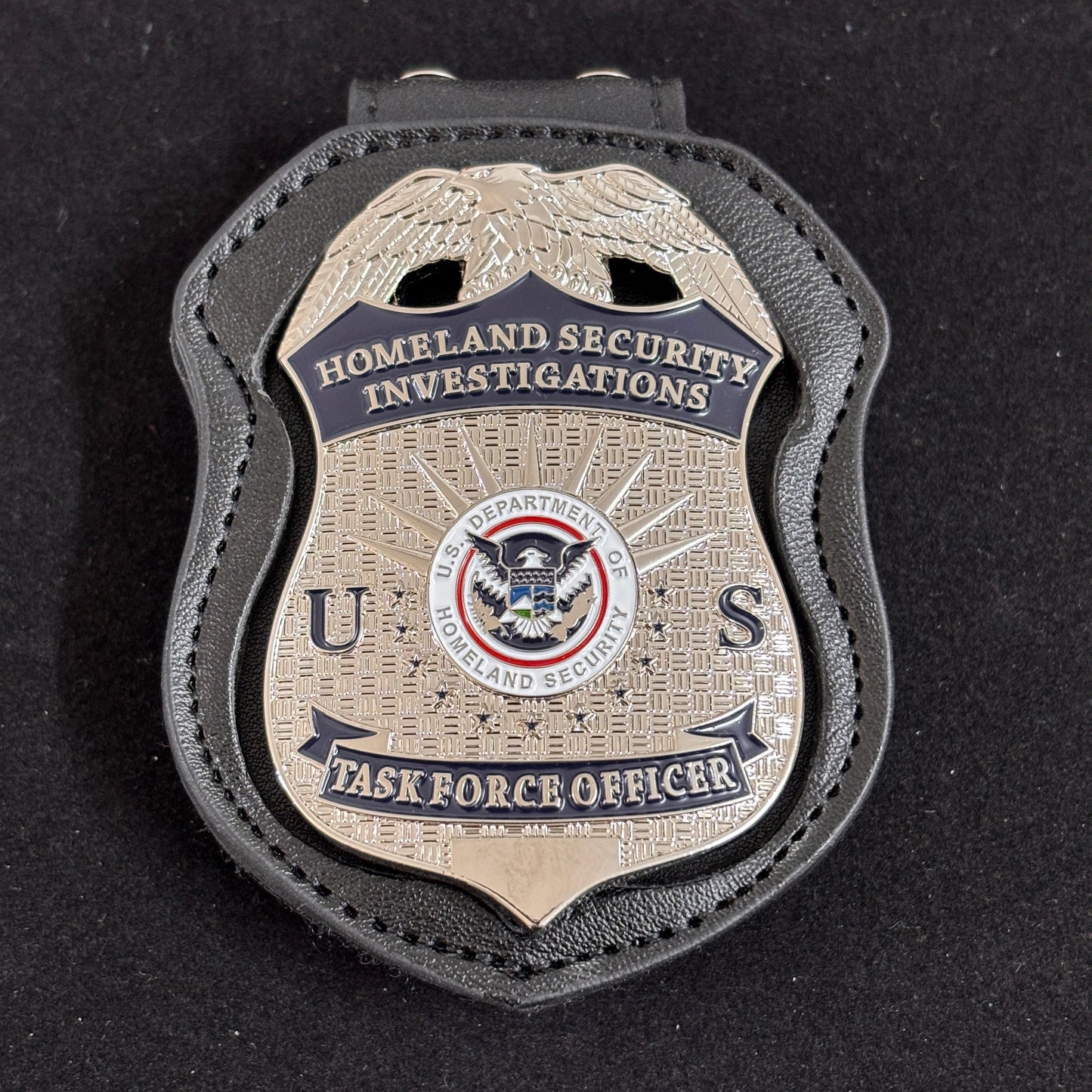 US HSI TFO Task Force Officer Homeland Security Investigations Abzeichen Replik Filmrequisite