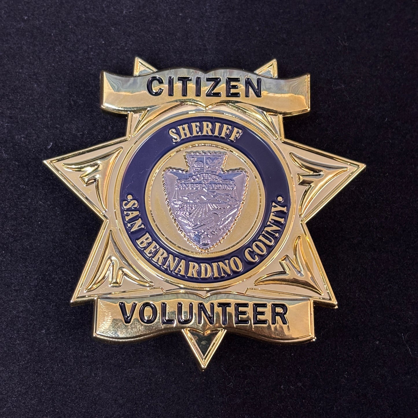 Citizen Sheriff San Bernardino County Abzeichen Filmrequisiten