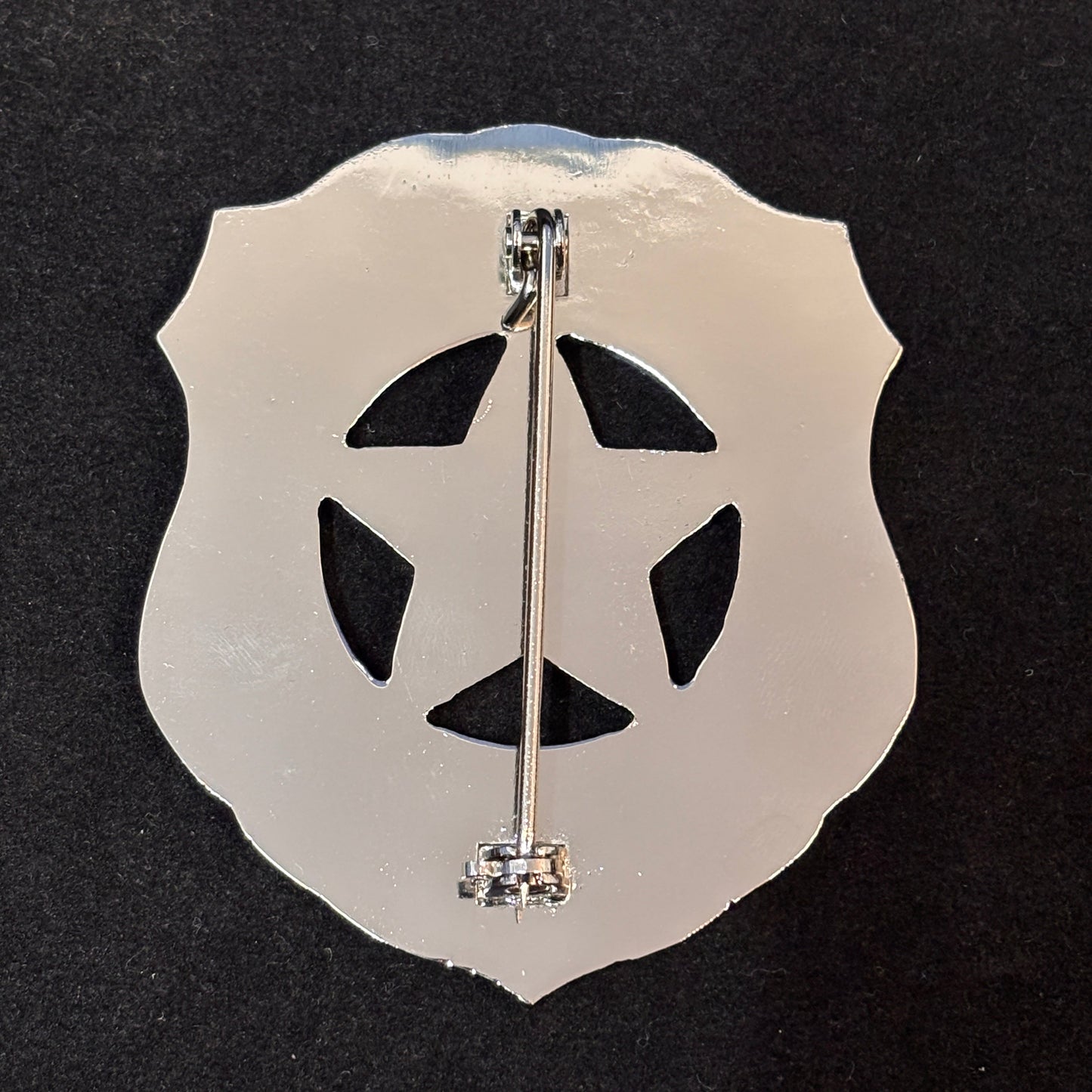 Insignia de oficial de policía de Placerville, Old Hangtown, fundada en 1854. Número personalizable.