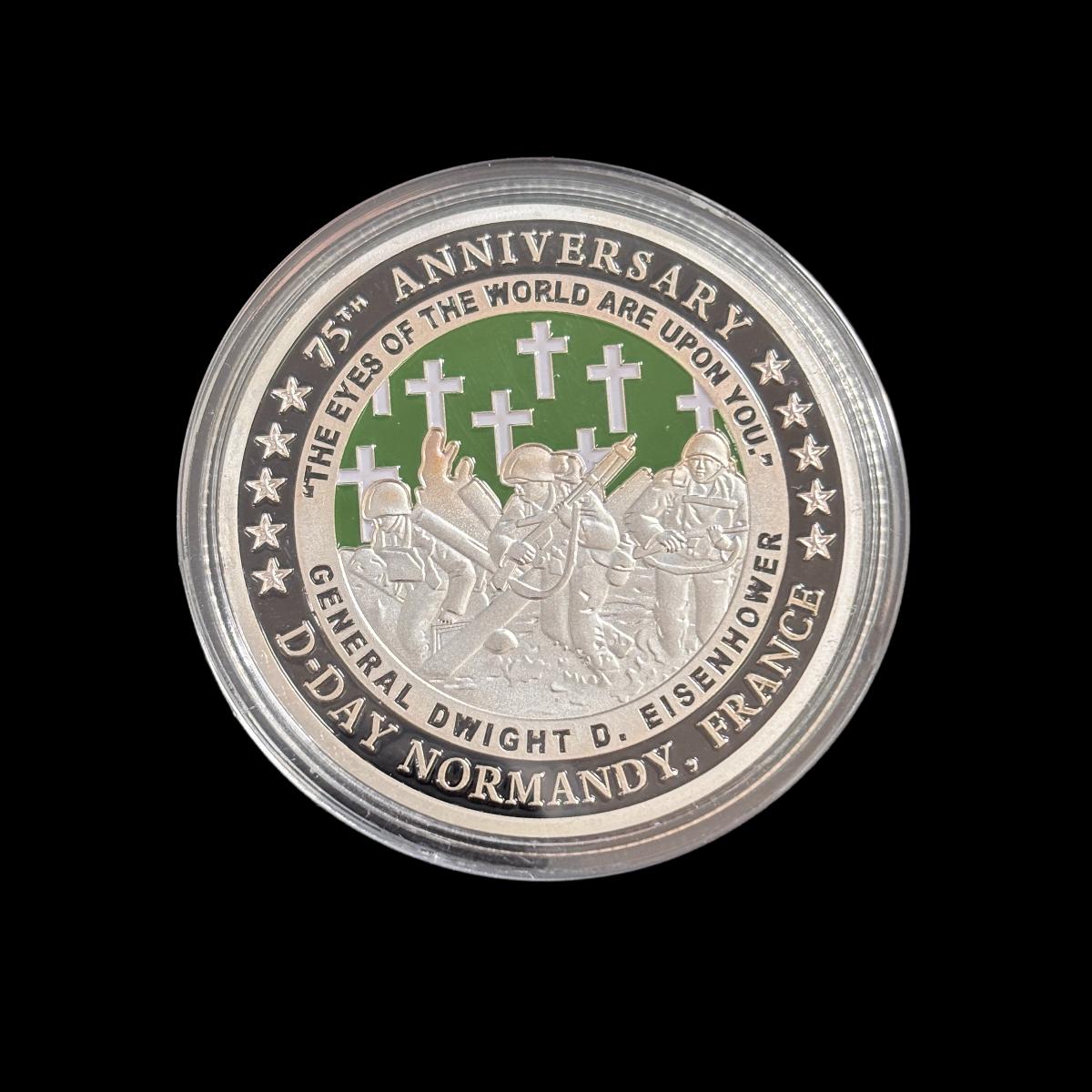 75. Jahrestag der Landung des D-Day in der Normandie, Frankreich Challenge Coin