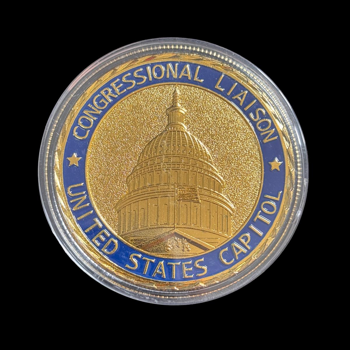 KONGRESSVERBINDUNG VEREINIGTE STAATEN CAPITOL Challenge Coin