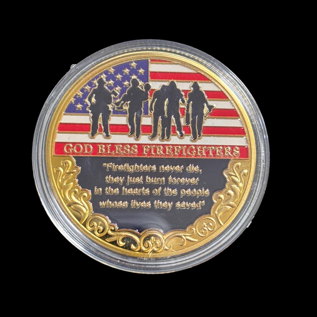 FEUERWEHR FÜR IHREN DIENST Challenge Coin