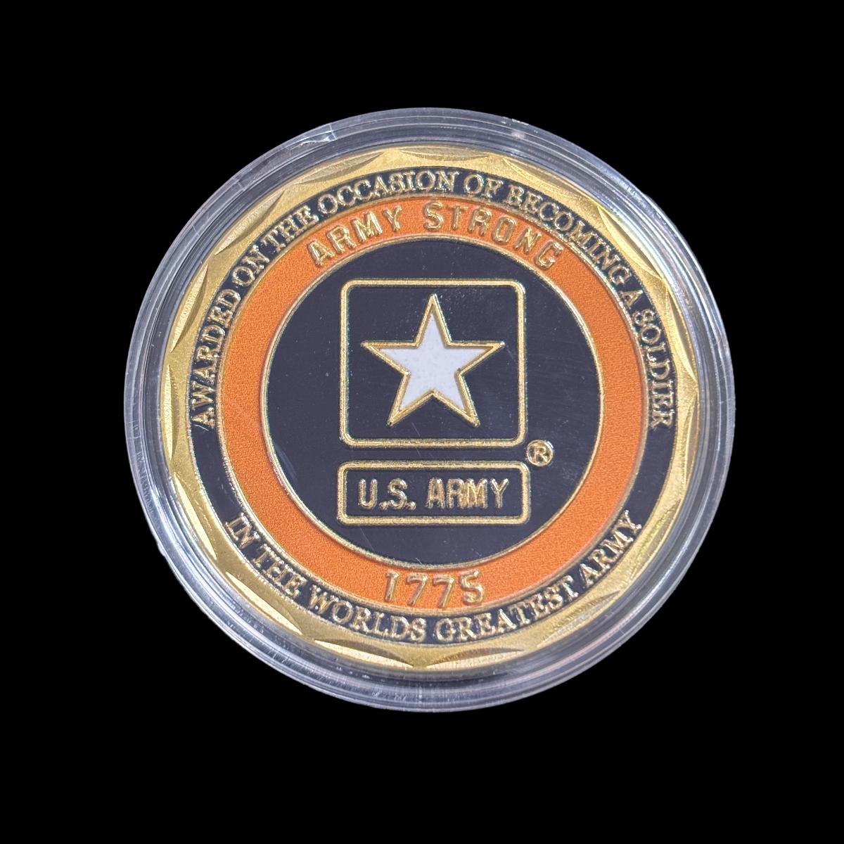 Pièce de défi US ARMY STRONG