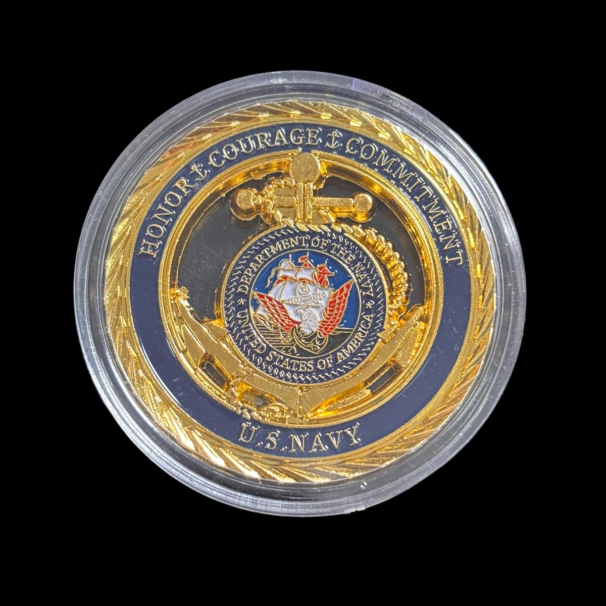 US ARMY HONOR COURAGE COMMITMENT Herausforderungsmünze