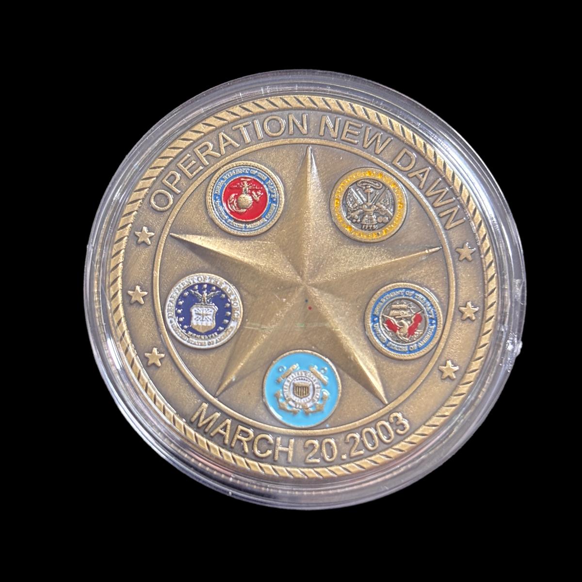 OPERATION NEW DAWN 20. MÄRZ 2003 Challenge Coin