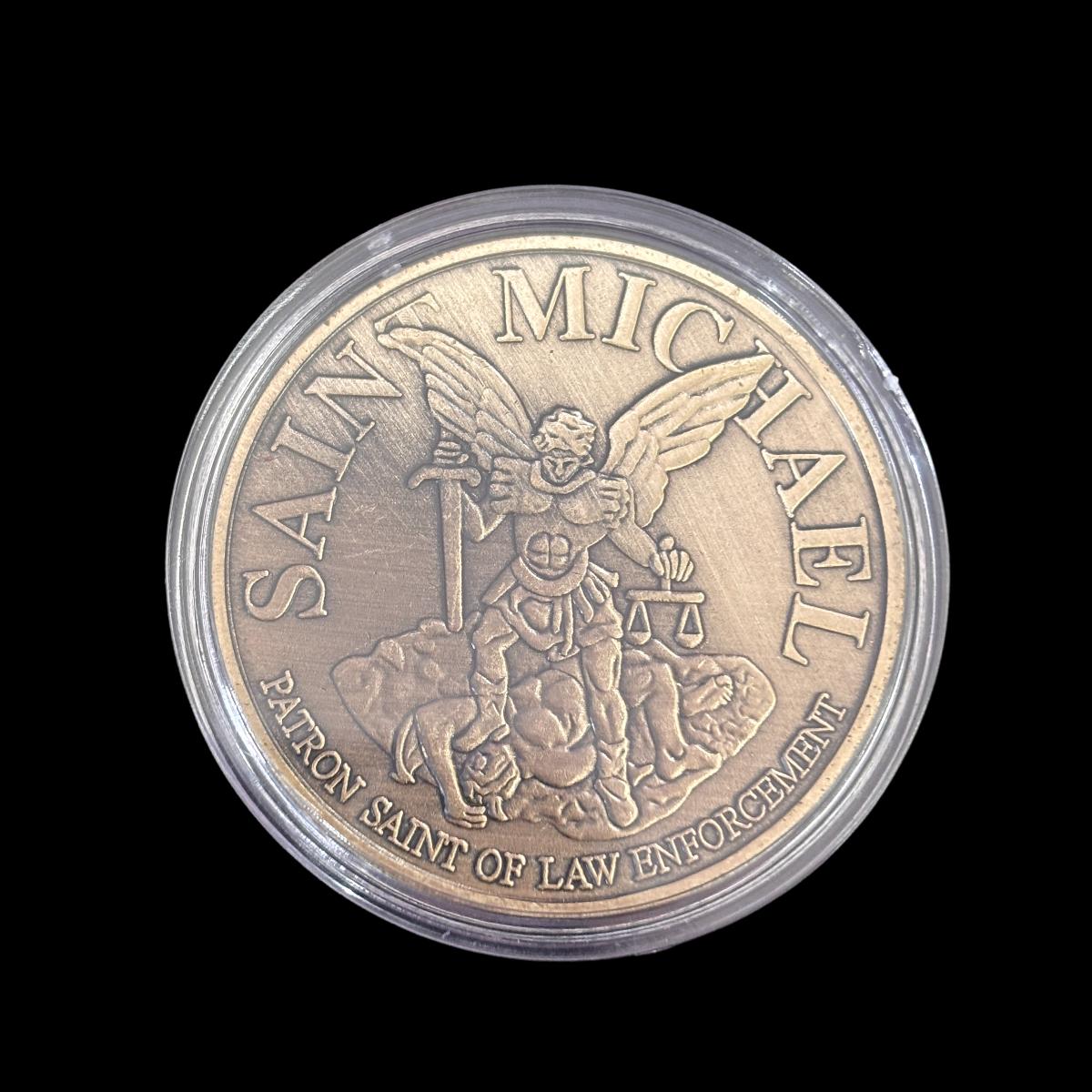 Pièce de défi du Saint Patron des forces de l'ordre de la CIA américaine