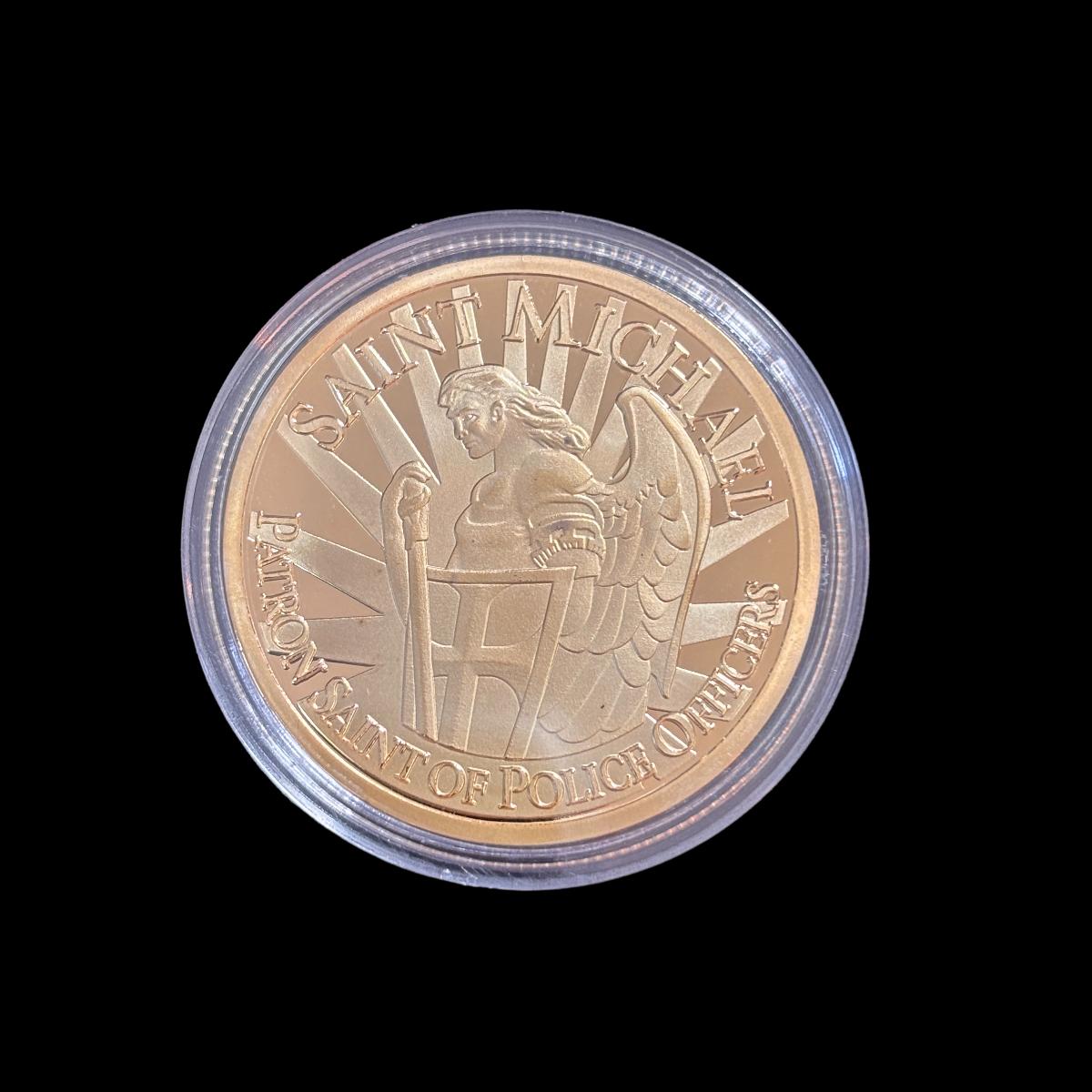 BEWAHRE UNS TAG UND NACHT SICHER, GIB UNS MUT, STÄRKE UND MACHT Challenge Coin