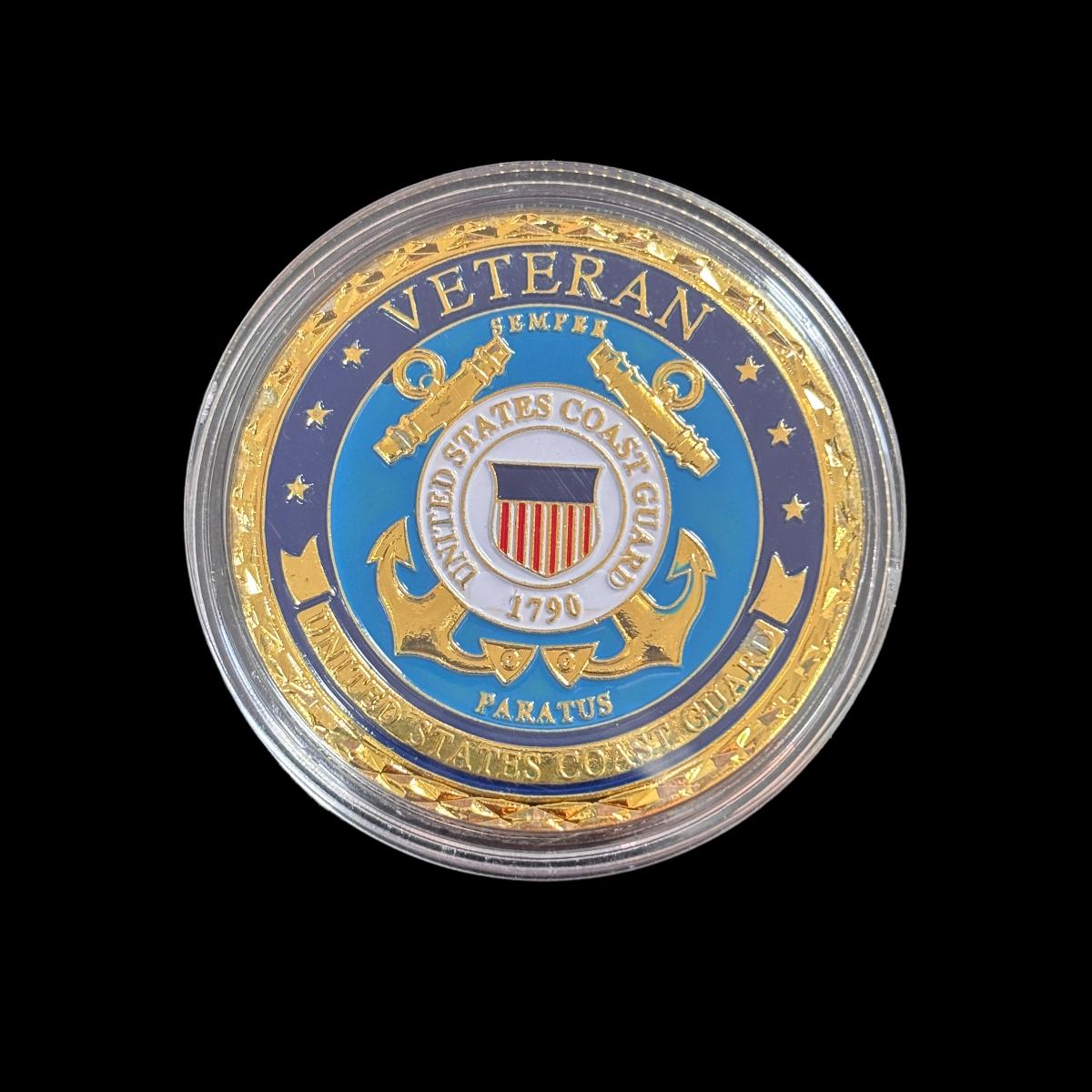 US-KÜSTENWACHT-VETERAN-Challenge-Münze