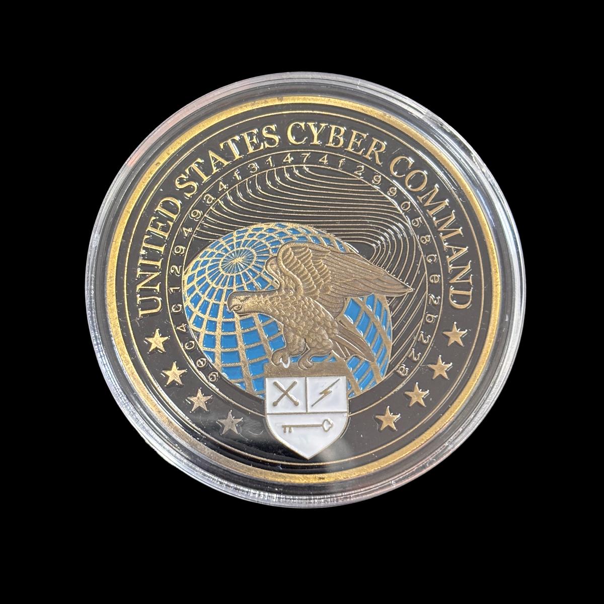 US CYBER COMMAND Challenge-Münze