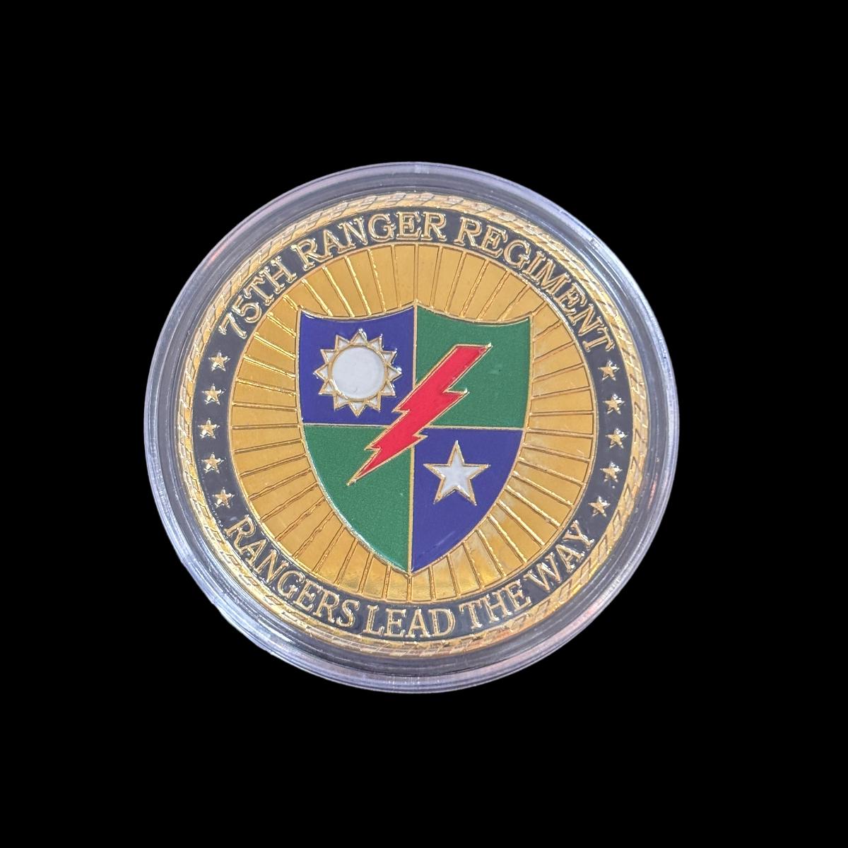 75. Ranger-Regiment Ranger führen den Weg Challenge Coin