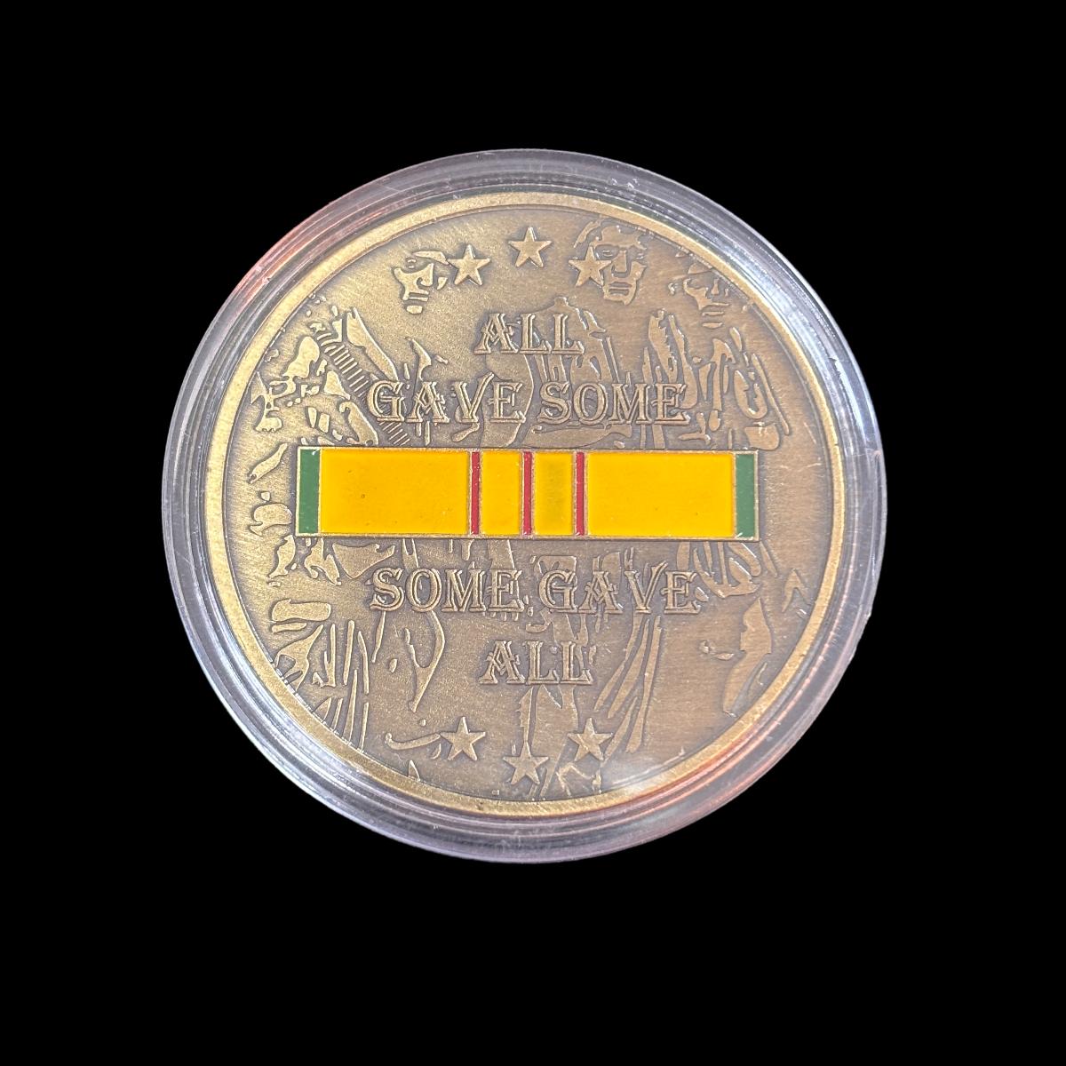 VIETNAM-VETERAN ALLE HABEN EINIGE Challenge Coins gegeben