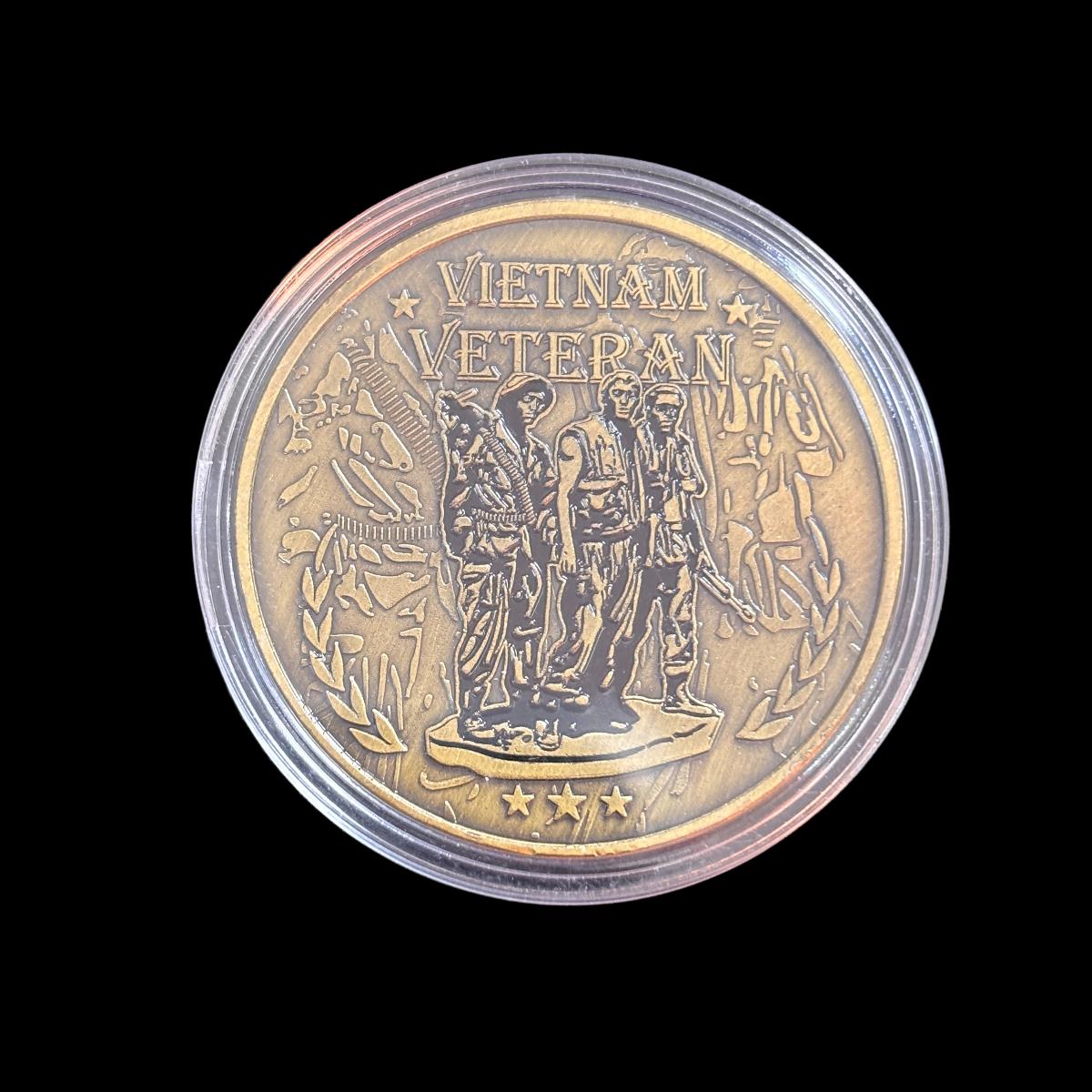VIETNAM-VETERAN ALLE HABEN EINIGE Challenge Coins gegeben