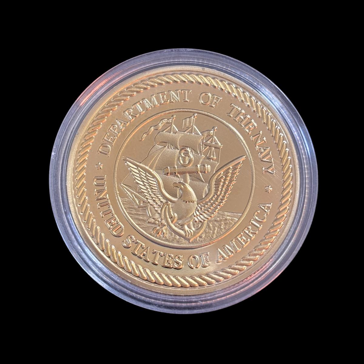 US Navy Chiefs Tried & Ture Challenge Coin