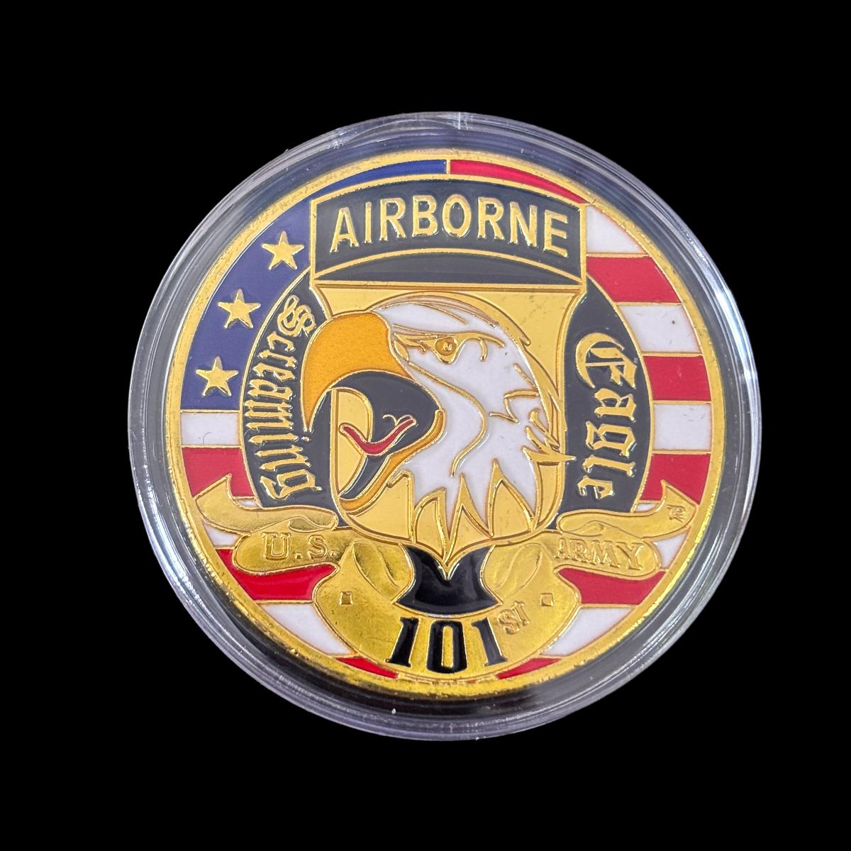 AIRBORNE 101. AIRBORNE DIVISION Herausforderungsmünze