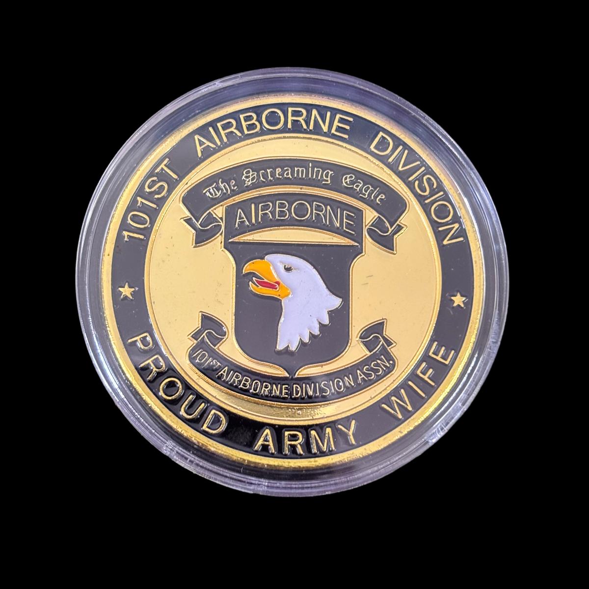 AIRBORNE 101. AIRBORNE DIVISION Herausforderungsmünze