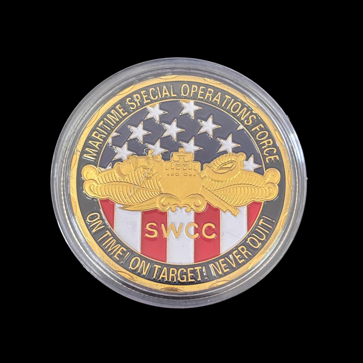SWCc Challenge Coin des US-Marineministeriums