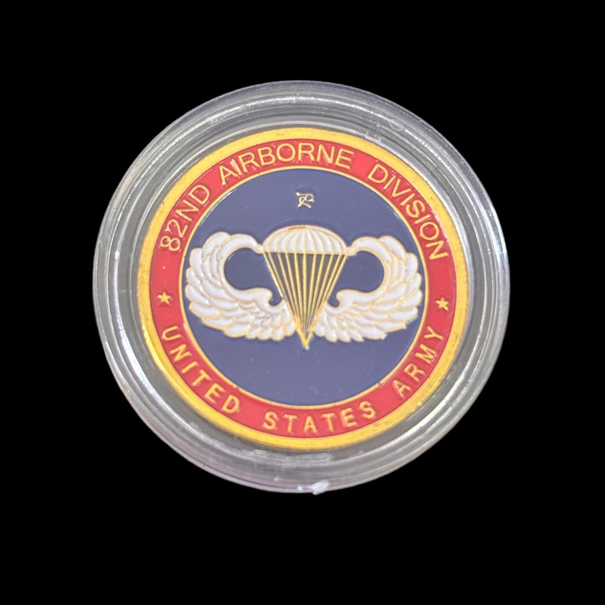 US ARMY 82. AIRBORNE DIVISION Herausforderungsmünze