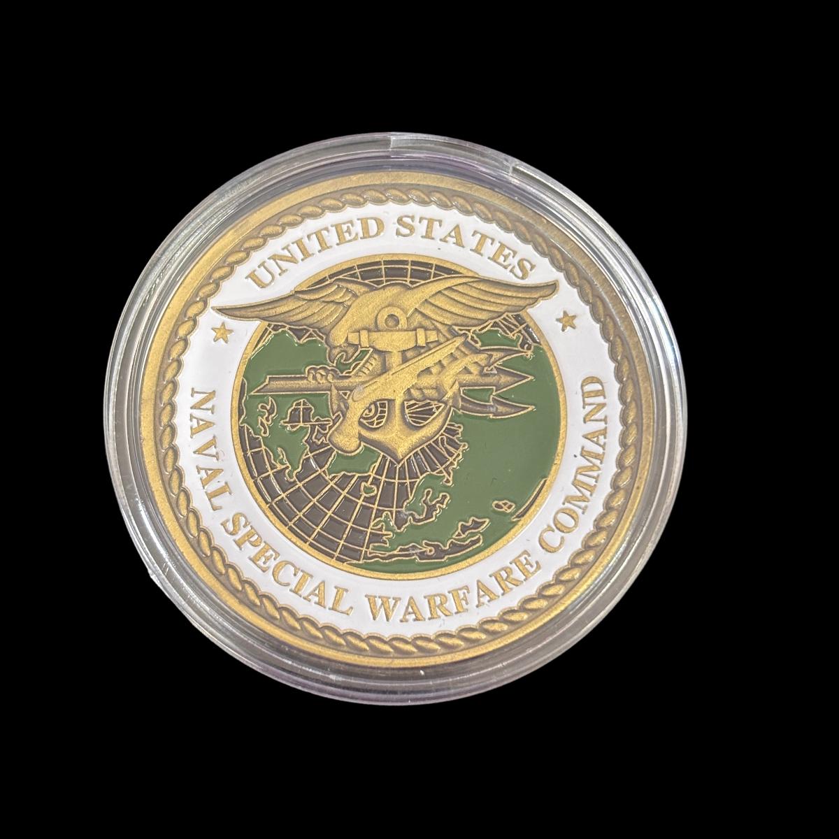 Pièce de défi des Navy Seals du Commandement des guerres spéciales navales des États-Unis