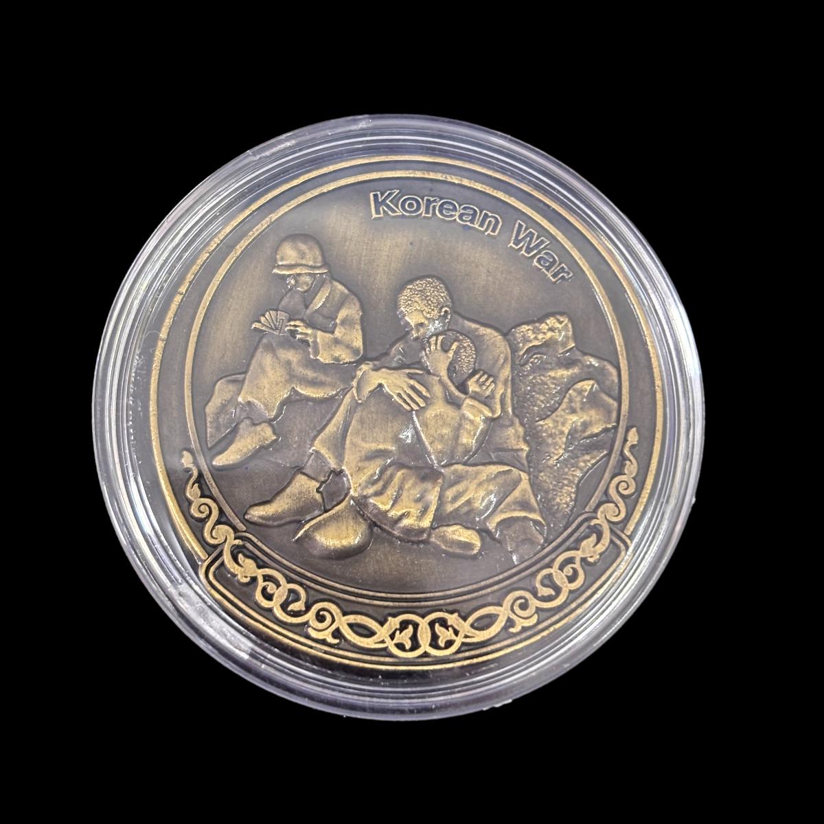 Der vergessene Krieg 38. Parallelkrieg Koreakrieg Challenge Coin